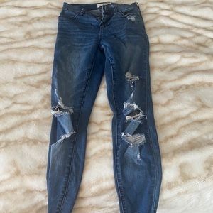 Pacsun Ripped Ankle Jeans